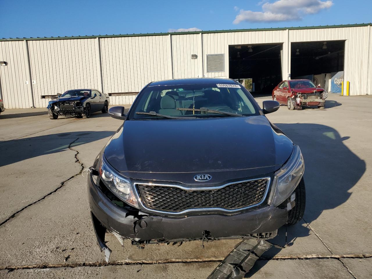 2015 KIA Optima VIN KNAGM4A75F5622723 Copart auction photo, front end damage thumbnail 5