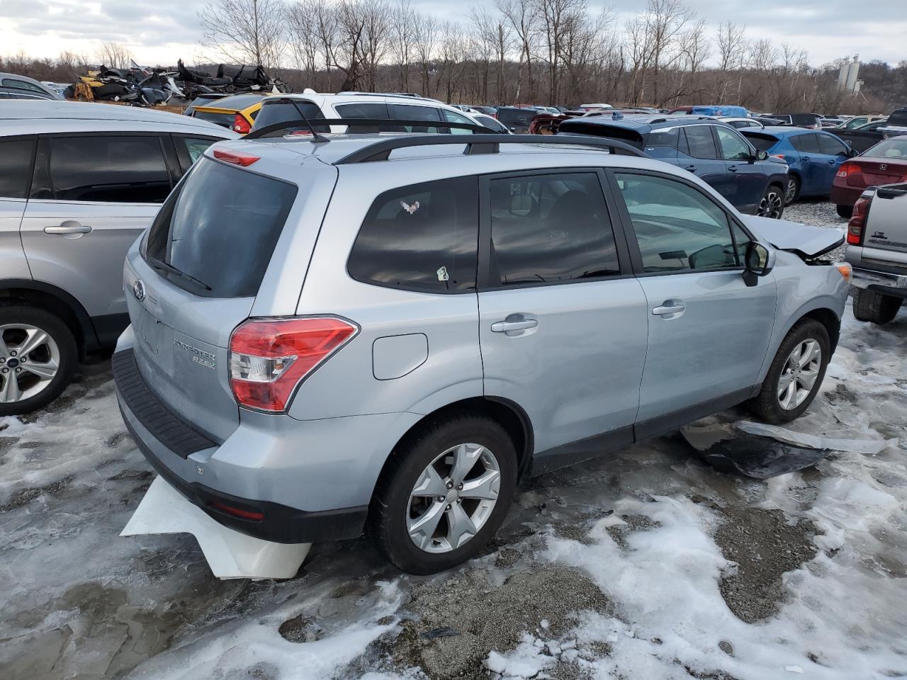 2015 Subaru Forester VIN JF2SJADC3FH441441 Copart auction photo, front end damage thumbnail 3