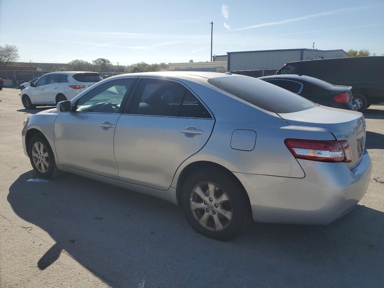 2011 Toyota Camry VIN 4T1BF3EK7BU649577 Copart auction photo, rear end / side damage thumbnail 2