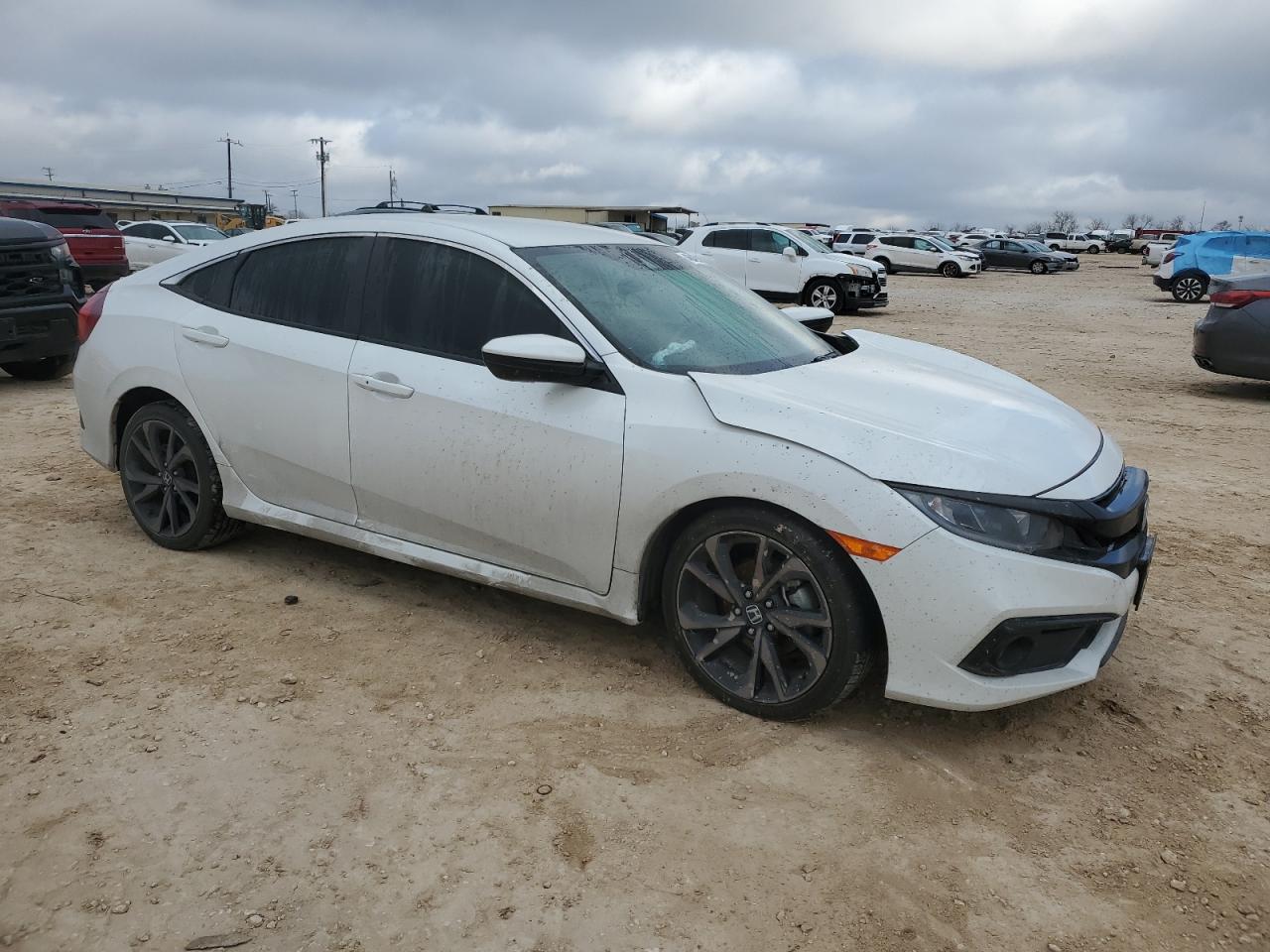 2021 Honda Civic VIN 2HGFC2F85MH526220 Copart auction photo, front end / undercarriage damage thumbnail 4