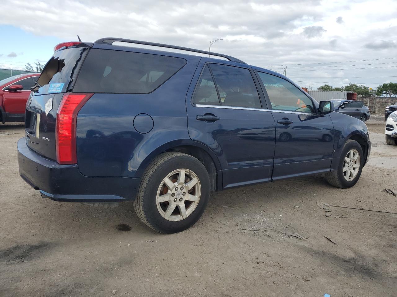 2008 Cadillac SRX VIN 1GYEE637580146953 Copart auction photo, minor dent/scratches damage thumbnail 3