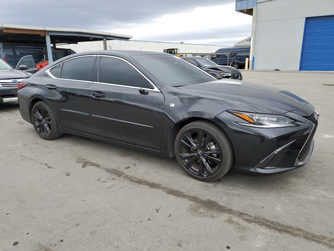 2023 Lexus ES VIN 58AJZ1B19PU145728 Copart auction photo, side / rear end damage thumbnail 4