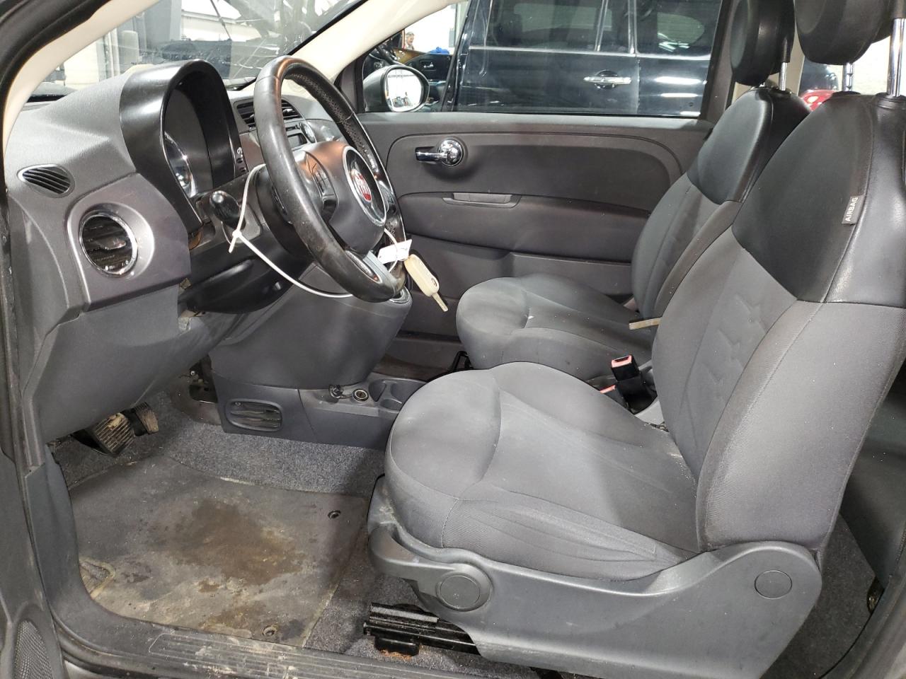 2013 Fiat 500 VIN 3C3CFFARXDT654819 Copart auction photo, front end damage thumbnail 7