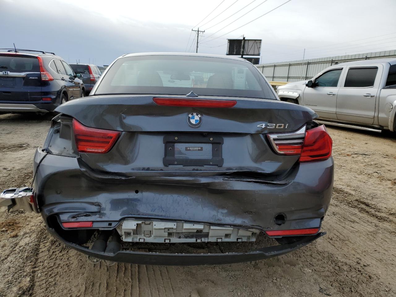 2018 BMW 4er VIN WBA4Z1C53JEC71658 Copart auction photo, front end / rear end damage thumbnail 6