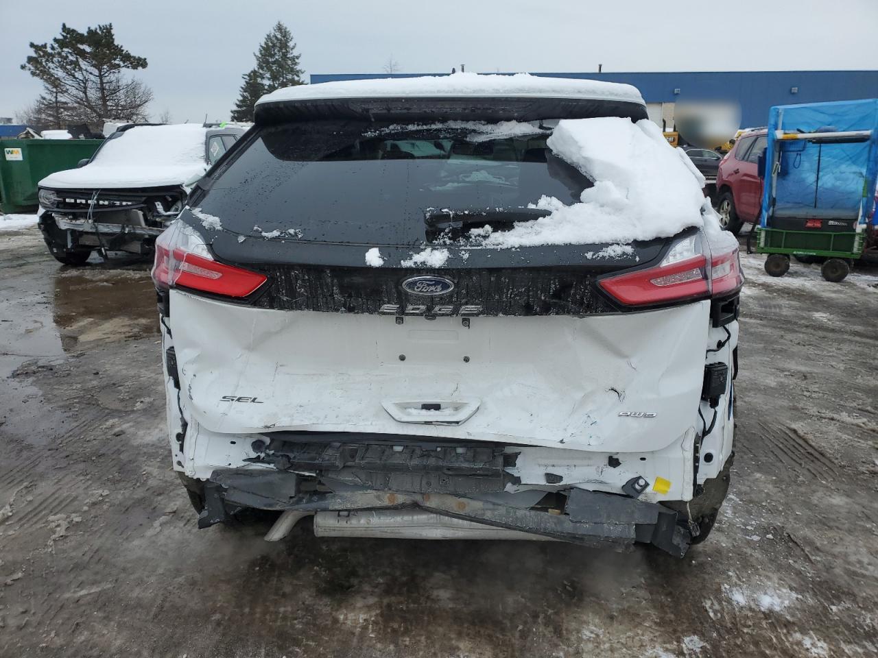 2023 Ford Edge VIN 2FMPK4J90PBA06947 Copart auction photo, rear end damage thumbnail 6