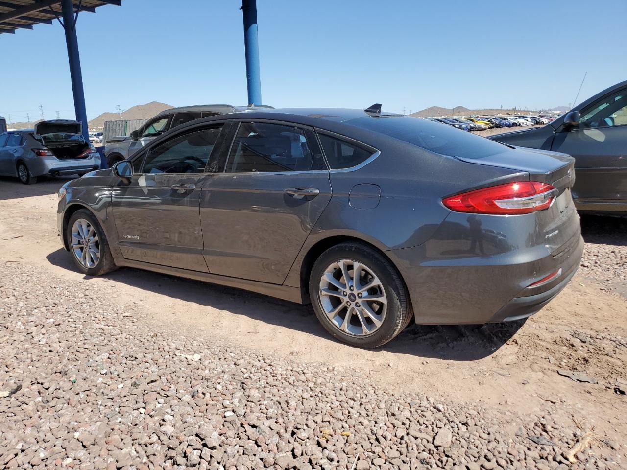 2019 Ford Fusion VIN 3FA6P0LU2KR106477 Copart auction photo, mechanical damage thumbnail 2