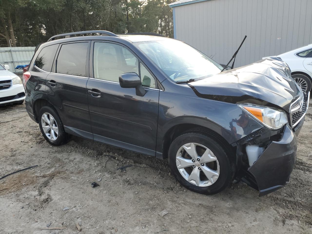 2015 Subaru Forester VIN JF2SJAHC7FH575010 Copart auction photo, front end damage thumbnail 4