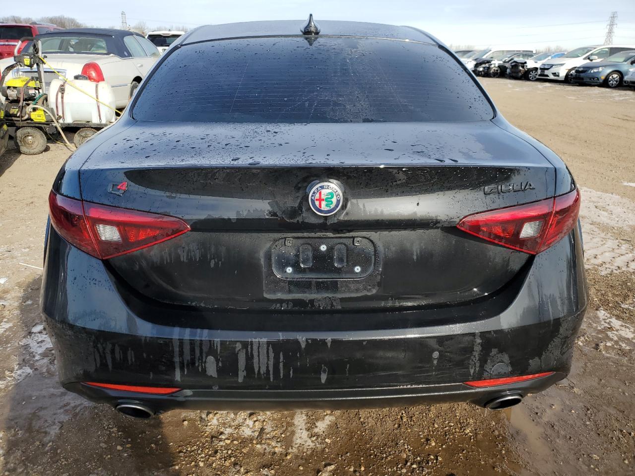 2021 Alfa Romeo Giulia VIN ZARFANANXM7648317 Copart auction photo, front end damage thumbnail 6