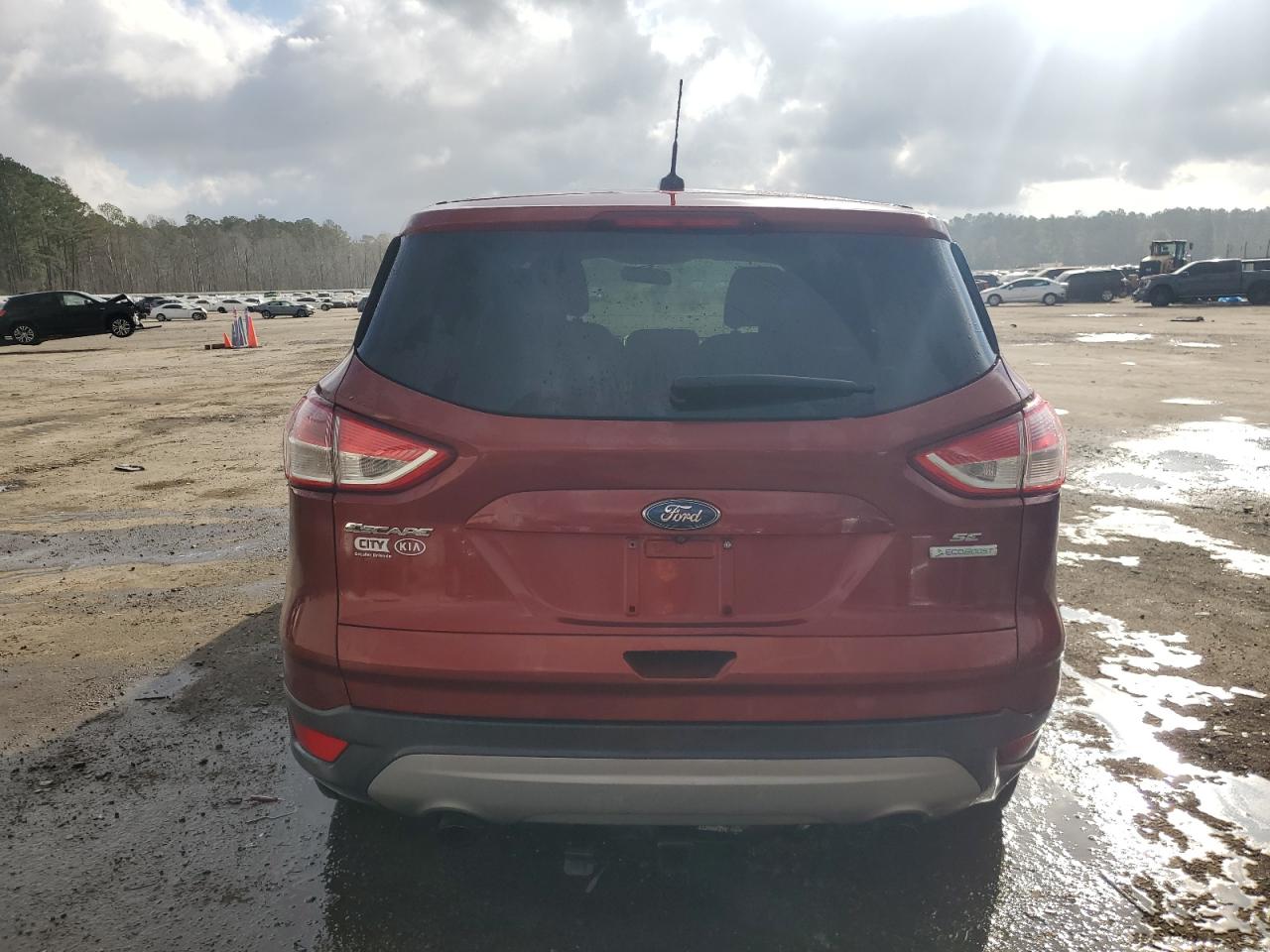 2015 Ford Escape VIN 1FMCU0G92FUB03942 Copart auction photo, all over damage thumbnail 6