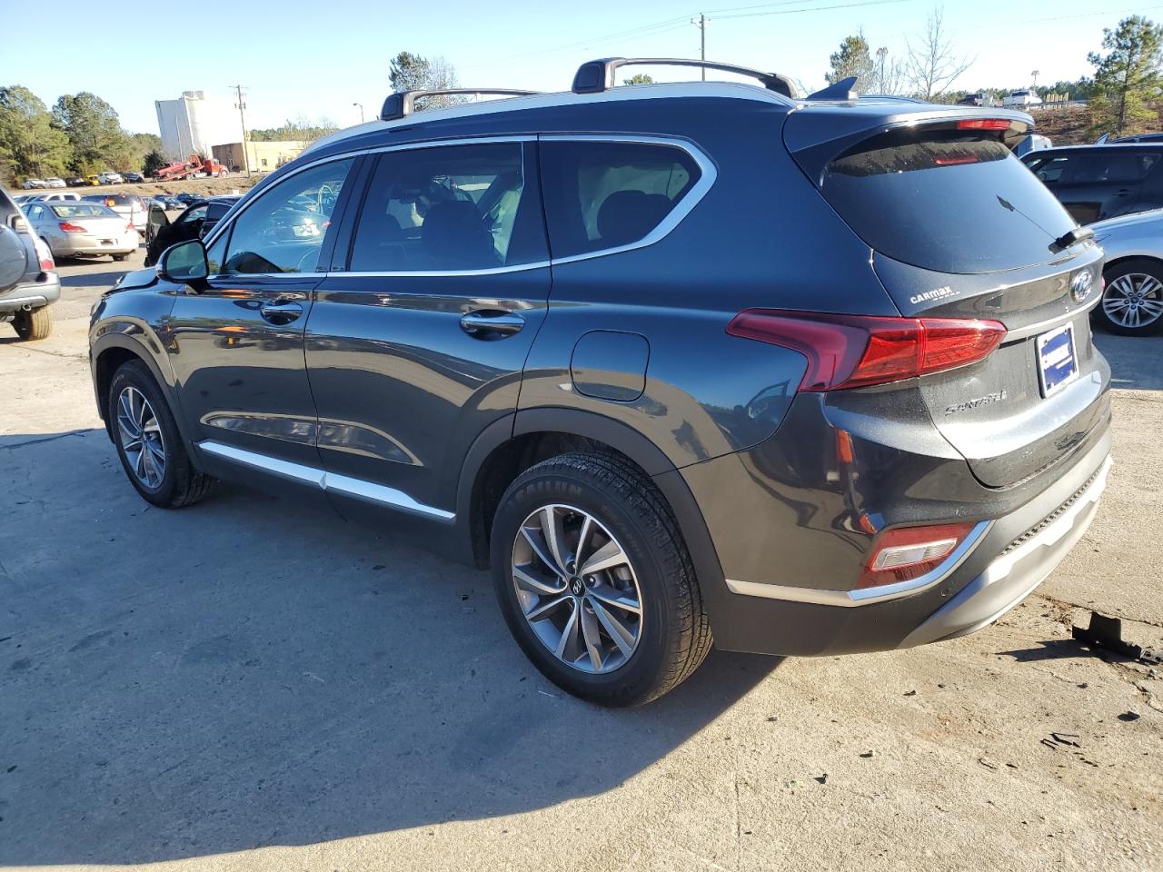 2020 Hyundai Santa Fe VIN 5NMS3CAD3LH293741 Copart auction photo, front end damage thumbnail 2