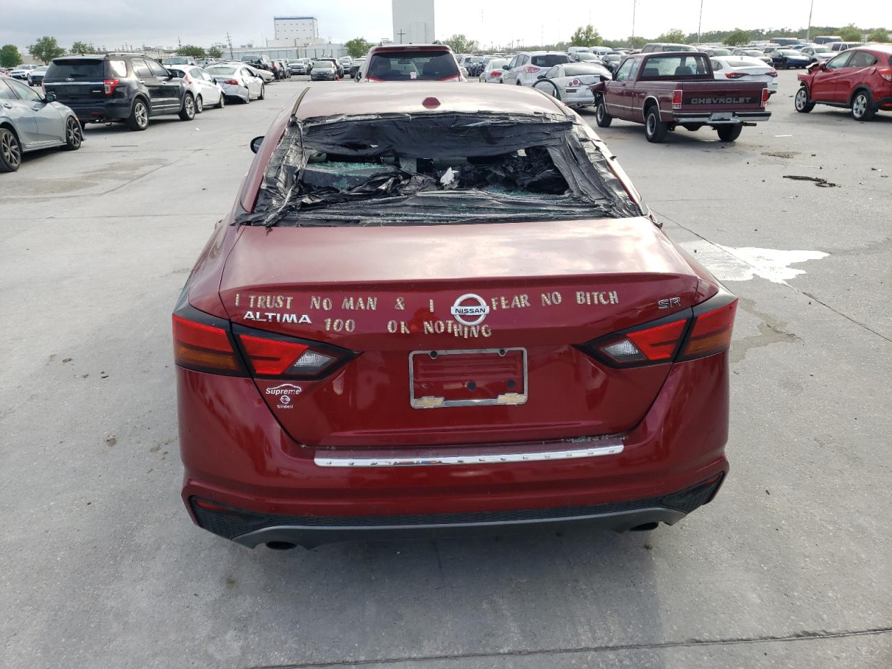 2020 Nissan Altima VIN 1N4BL4CVXLC112036 Copart auction photo, side / front end damage thumbnail 6