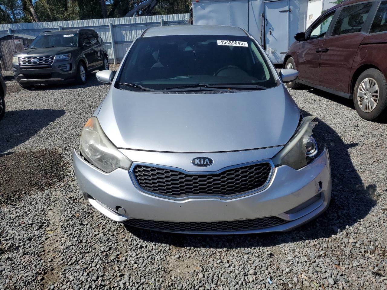 2015 KIA Forte VIN KNAFK4A60F5314450 Copart auction photo, front end / undercarriage damage thumbnail 5