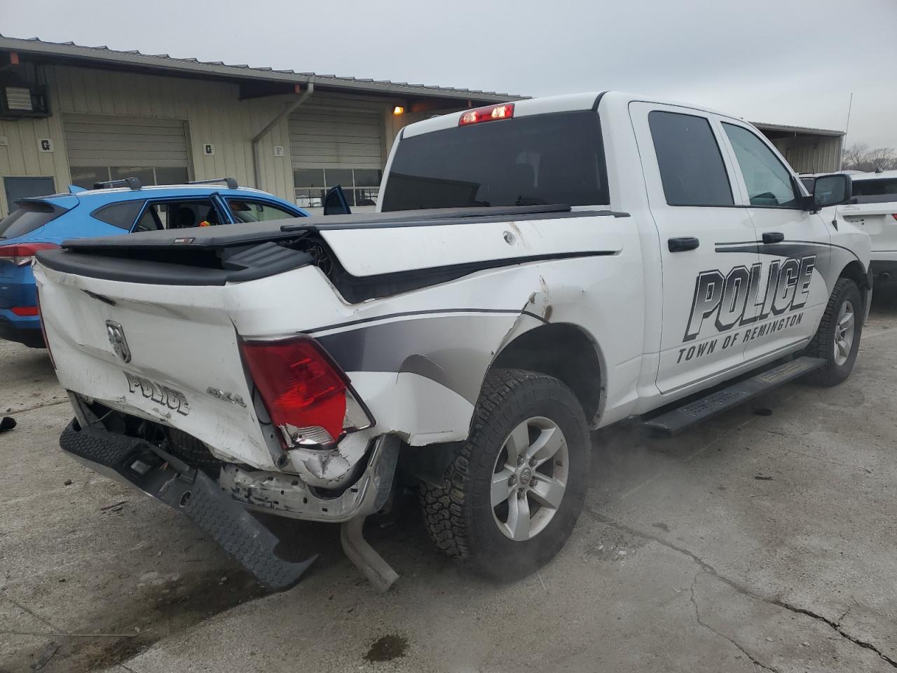 2020 RAM 1500 VIN 1C6RR7XTXLS159453 Copart auction photo, rear end / front end damage thumbnail 3
