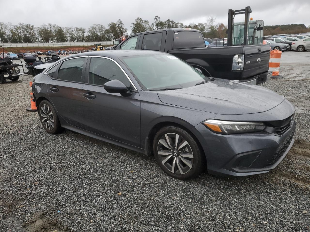 2023 Honda Civic VIN 2HGFE1F72PH311622 Copart auction photo, rear end damage thumbnail 4