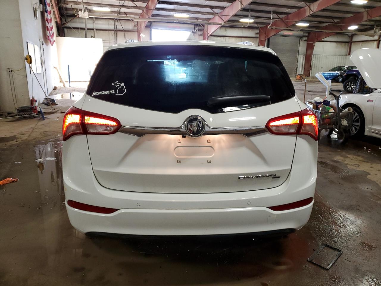 2019 Buick Envision VIN LRBFX2SA1KD033672 Copart auction photo, front end / side damage thumbnail 6
