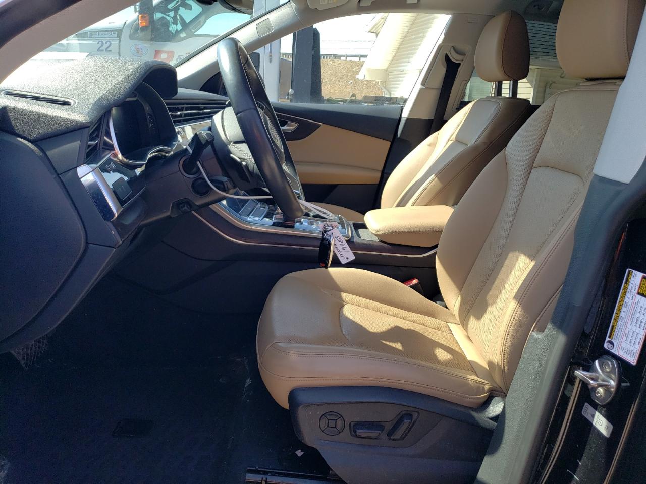 2019 Audi Q8 VIN WA1BVAF11KD037936 Copart auction photo, front end damage thumbnail 7