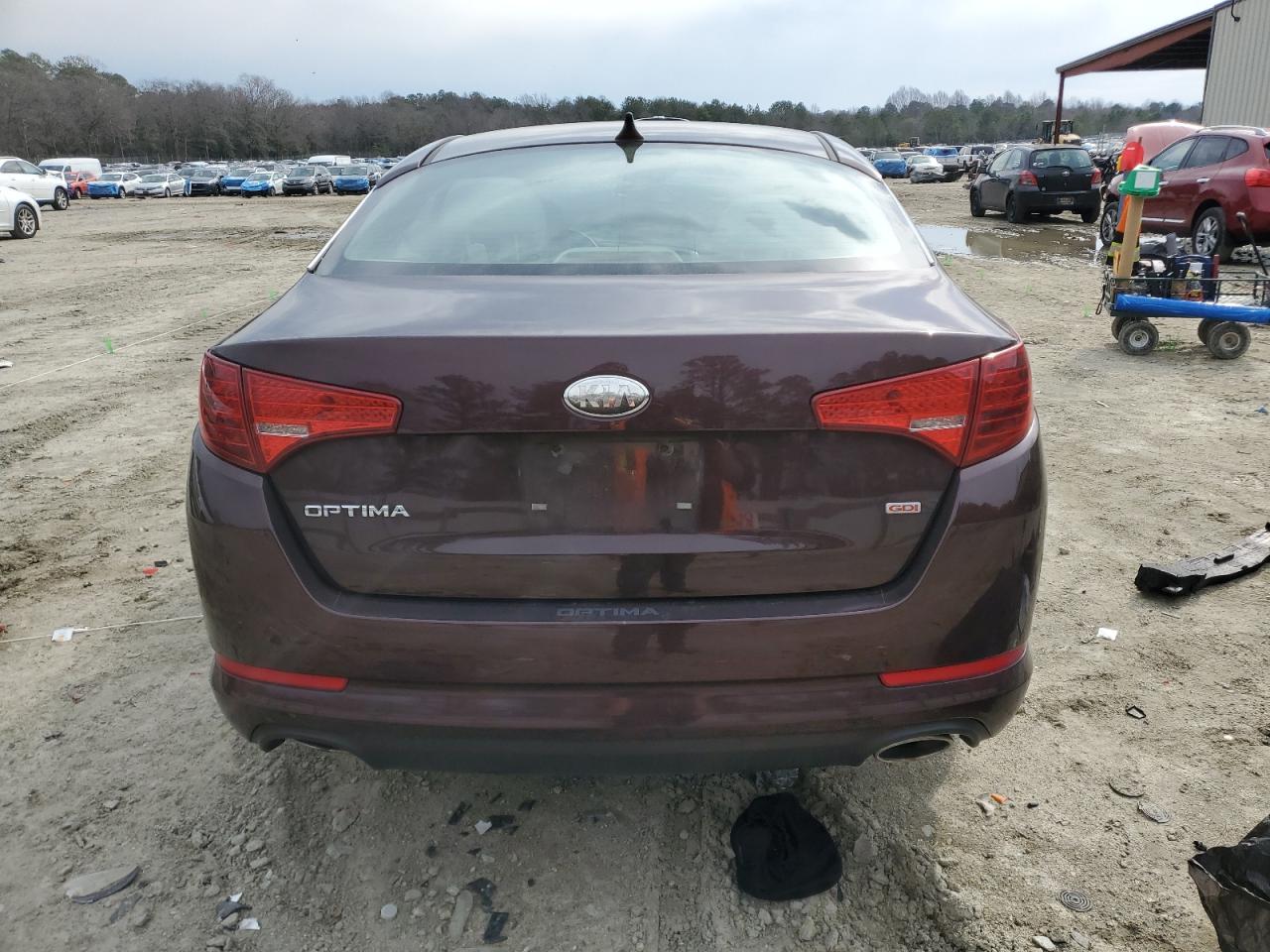 2013 KIA Optima VIN 5XXGM4A73DG126623 Copart auction photo, front end damage thumbnail 6