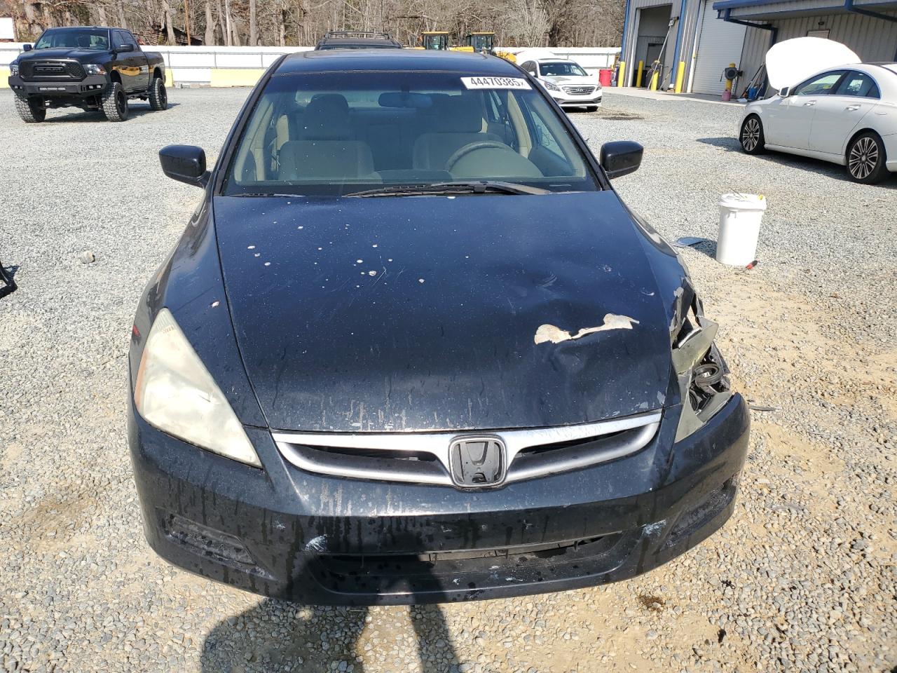2006 Honda Accord VIN 1HGCM56726A138288 Copart auction photo, front end / side damage thumbnail 5