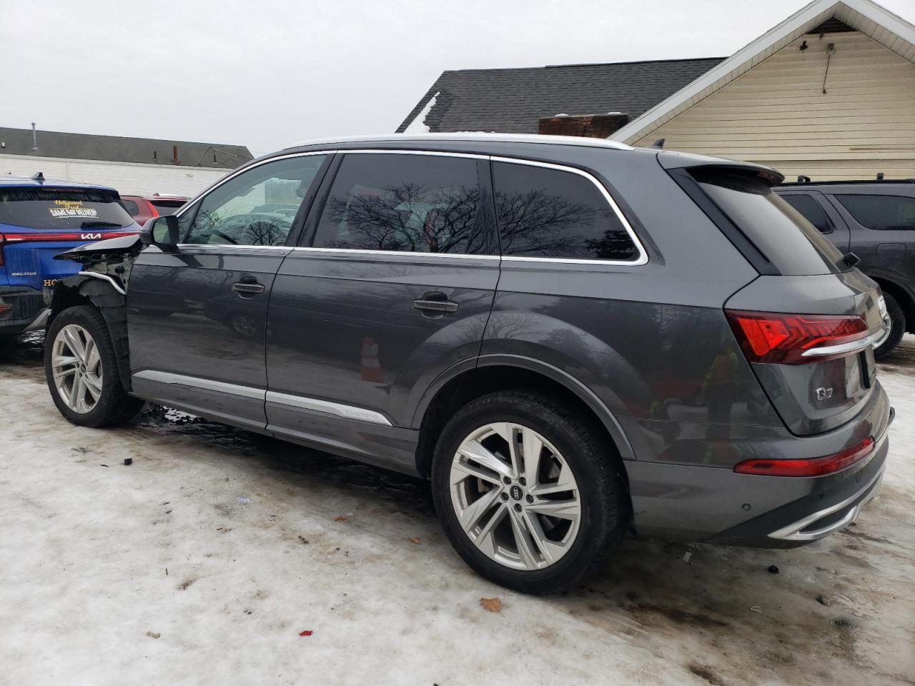 2022 Audi Q7 VIN WA1LXBF71ND021944 Copart auction photo, front end / rear end damage thumbnail 2