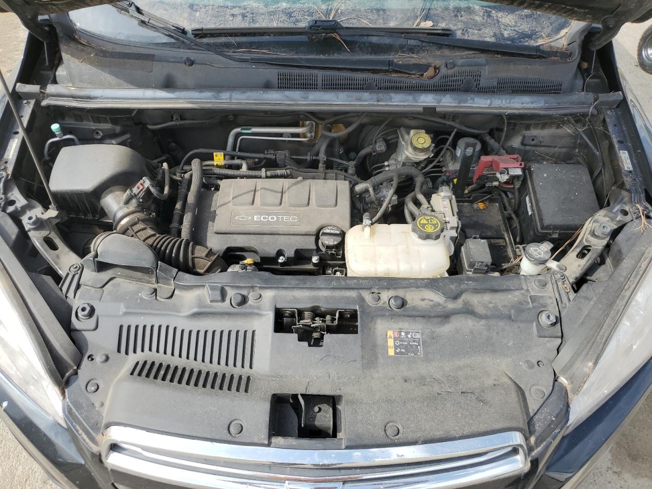 2016 Chevrolet Trax VIN KL7CJKSB4GB727304 Copart auction photo, mechanical / normal wear damage thumbnail 12