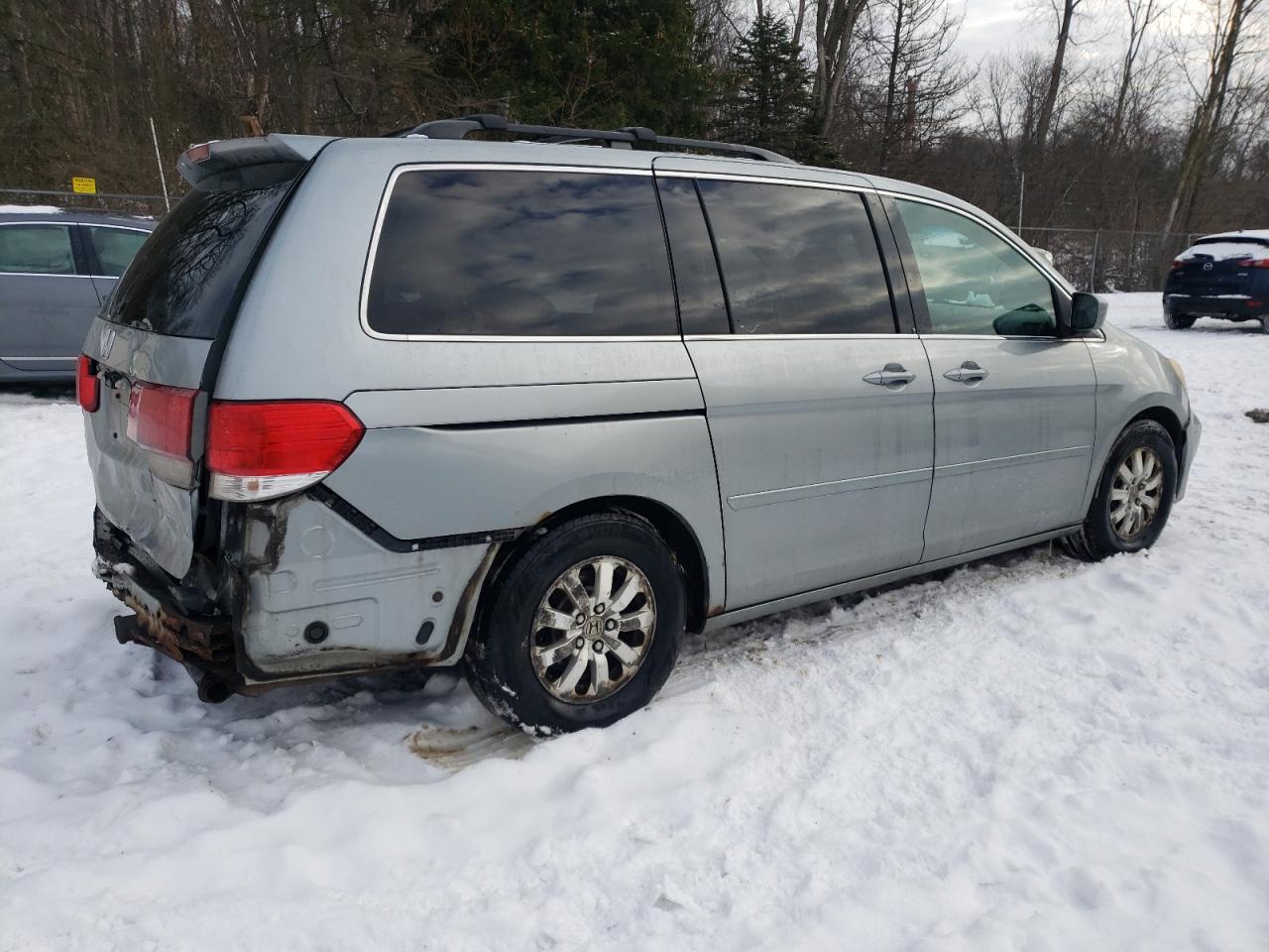 2010 Honda Odyssey VIN 5FNRL3H49AB094695 Copart auction photo, rear end / front end damage thumbnail 3