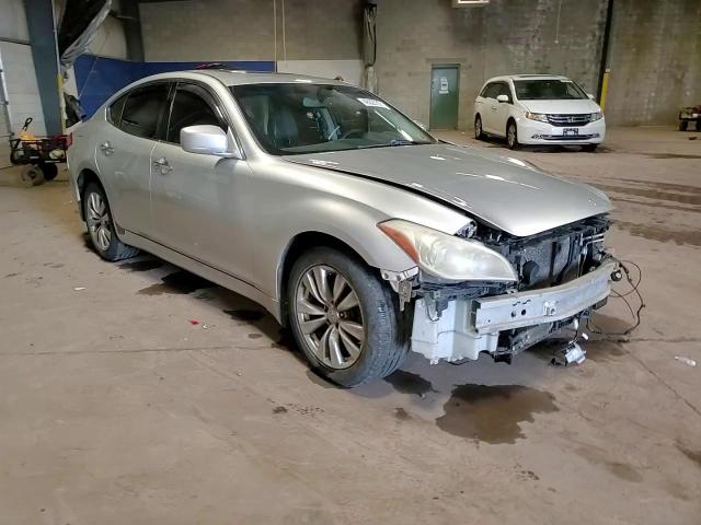 2012 Infiniti M VIN JN1BY1AR4CM393926 Copart auction photo, front end / side damage thumbnail 14