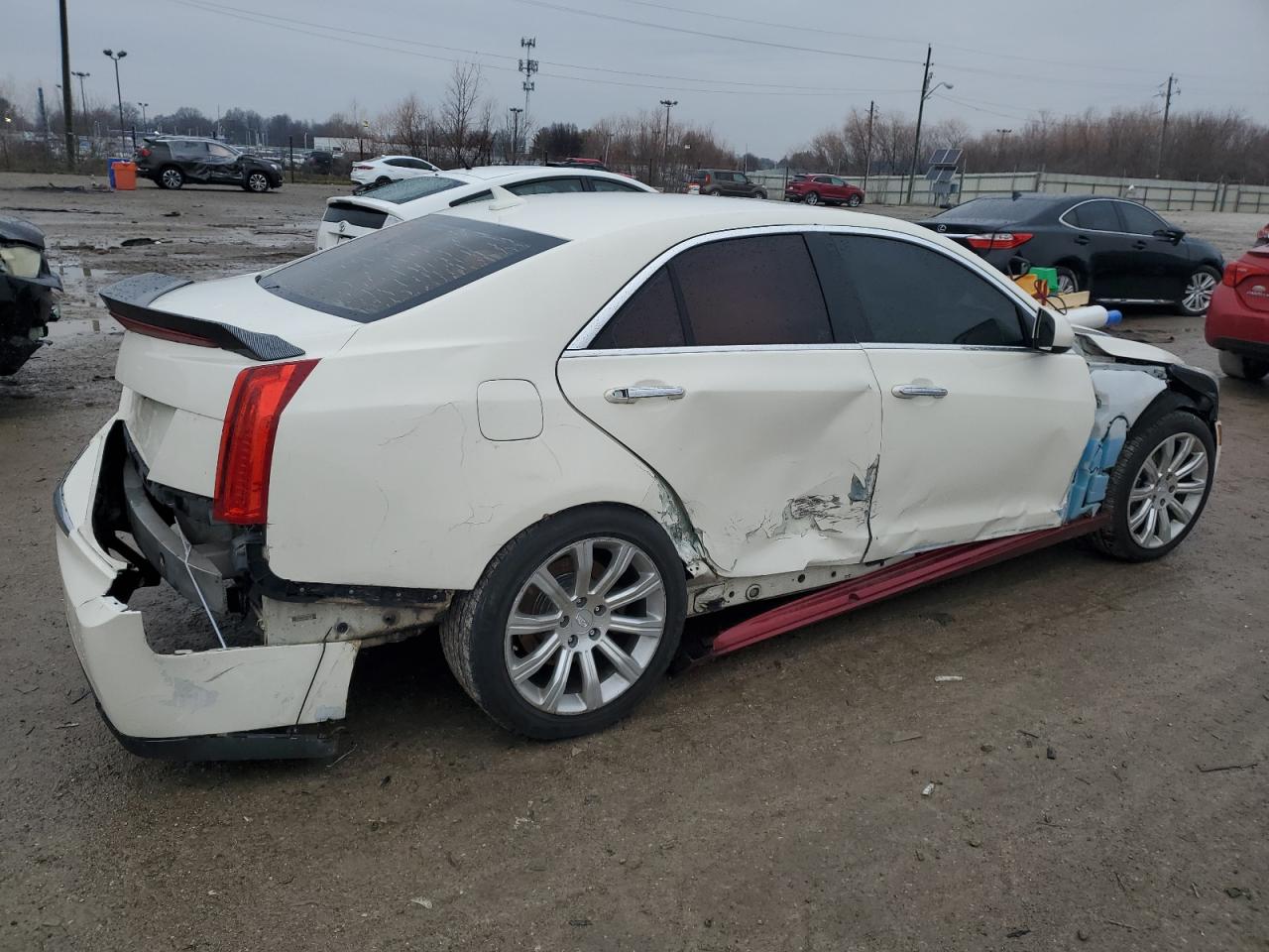 2013 Cadillac ATS VIN 1G6AA5RX3D0124108 Copart auction photo, all over damage thumbnail 3