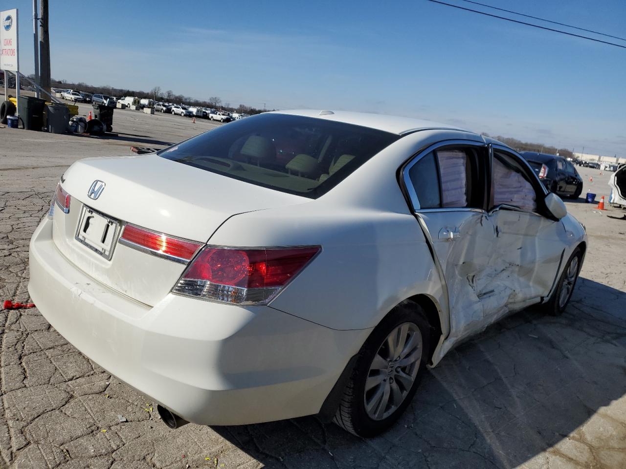 2011 Honda Accord VIN 1HGCP2F81BA139506 Copart auction photo, side damage thumbnail 3