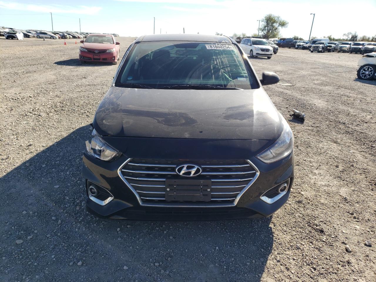 2022 Hyundai Accent VIN 3KPC24A64NE190062 Copart auction photo, side damage thumbnail 5