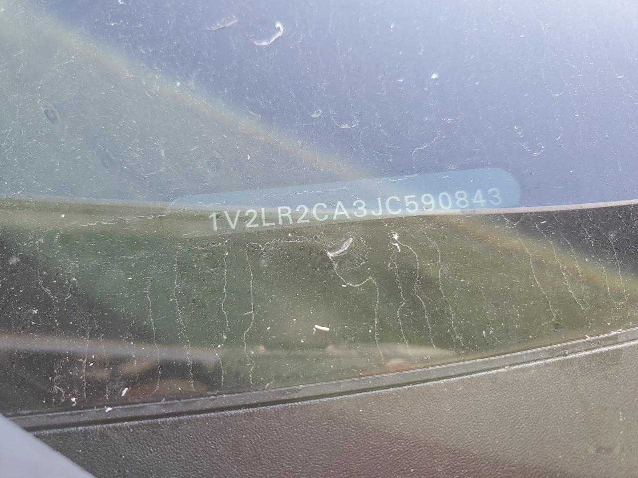2018 Volkswagen Atlas VIN 1V2LR2CA3JC590843 Copart auction photo, side / front end damage thumbnail 15