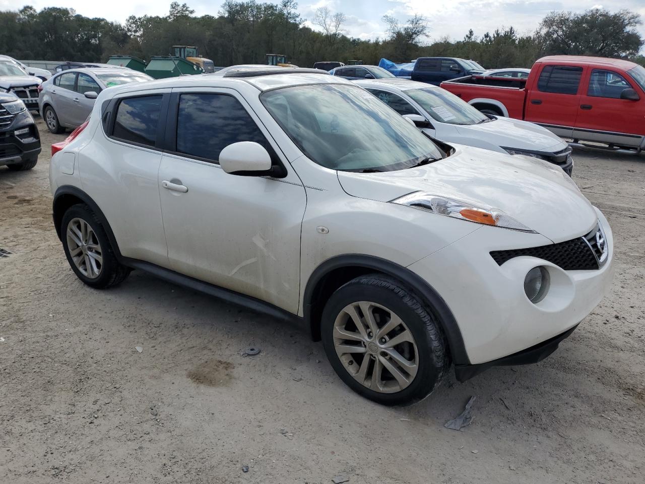 2014 Nissan Juke VIN JN8AF5MR7ET453504 Copart auction photo, front end / mechanical damage thumbnail 4