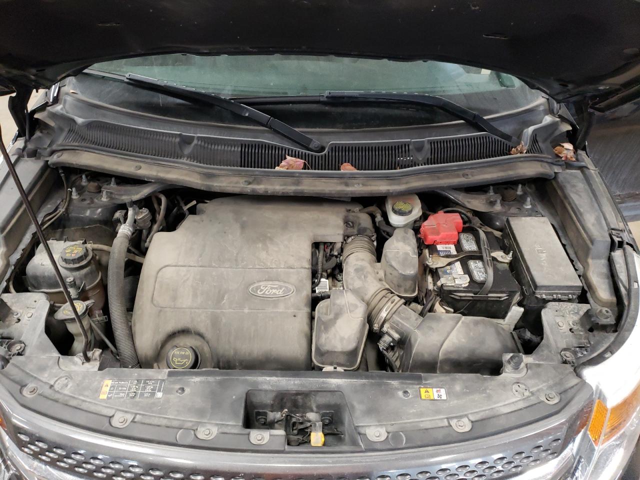 2015 Ford Explorer VIN 1FM5K8D82FGB89888 Copart auction photo, front end / side damage thumbnail 12