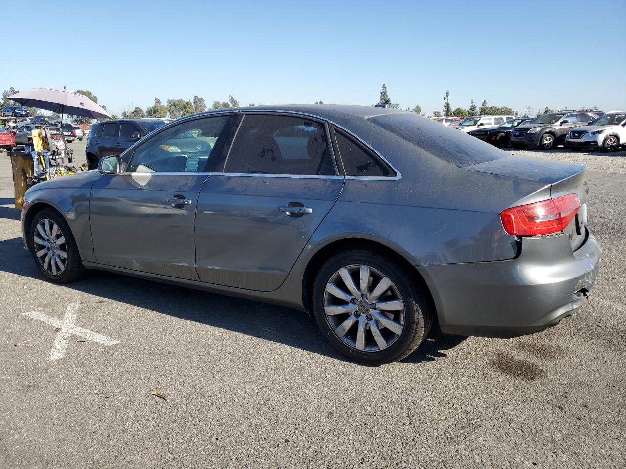 2013 Audi A4 VIN WAUAFAFL3DA055128 Copart auction photo, rear end damage thumbnail 2