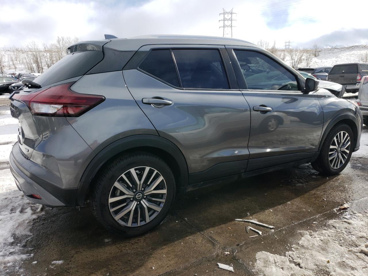2021 Nissan Kicks VIN 3N1CP5CV4ML505080 Copart auction photo, front end / hail damage thumbnail 3