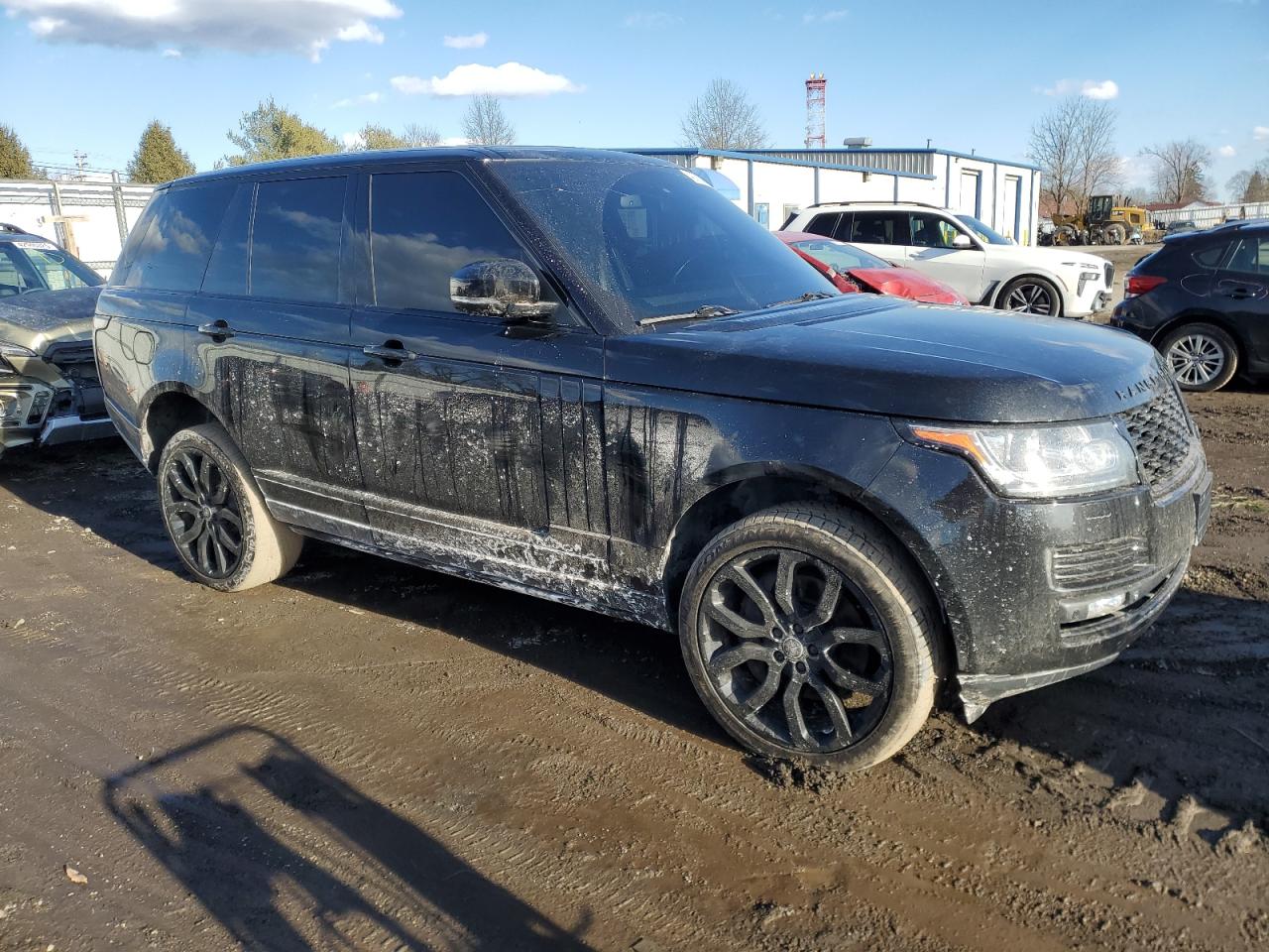 2014 Land Rover Range Rover VIN SALGS2EF4EA126292 Copart auction photo, front end damage thumbnail 4