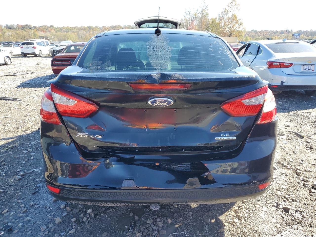 2013 Ford Focus VIN 1FADP3F25DL226634 Copart auction photo, rear end damage thumbnail 6