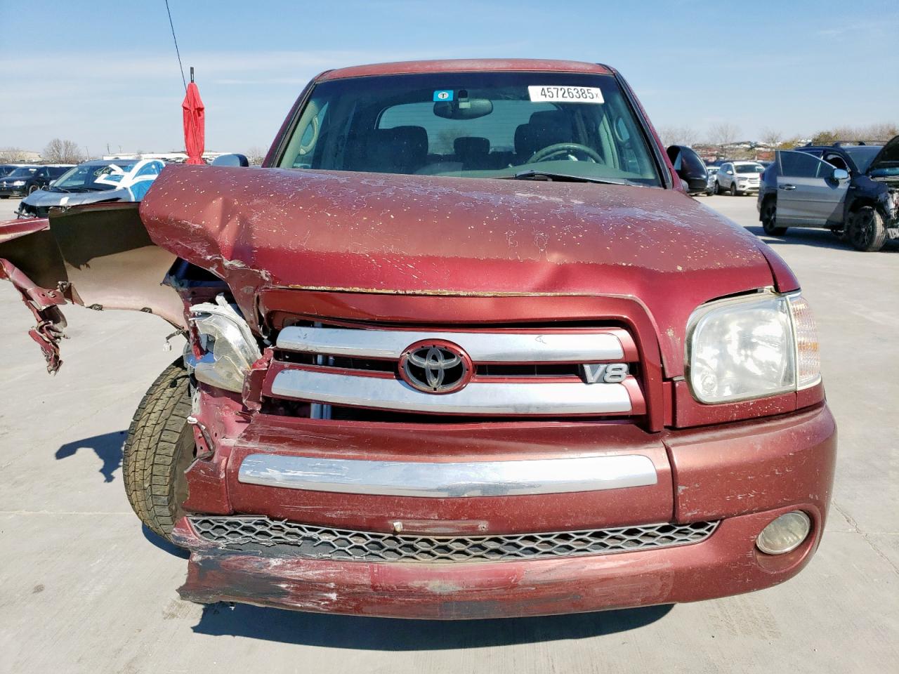 2006 Toyota Tundra VIN 5TBET34146S555498 Copart auction photo, front end damage thumbnail 5