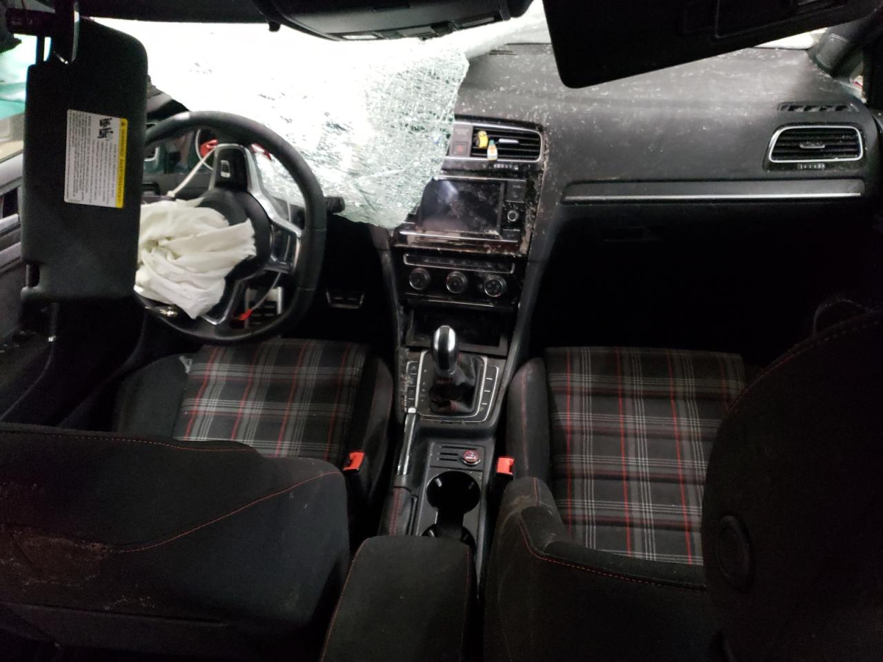 2019 Volkswagen GTI VIN 3VW6T7AU9KM027397 Copart auction photo, front end / top/roof damage thumbnail 8