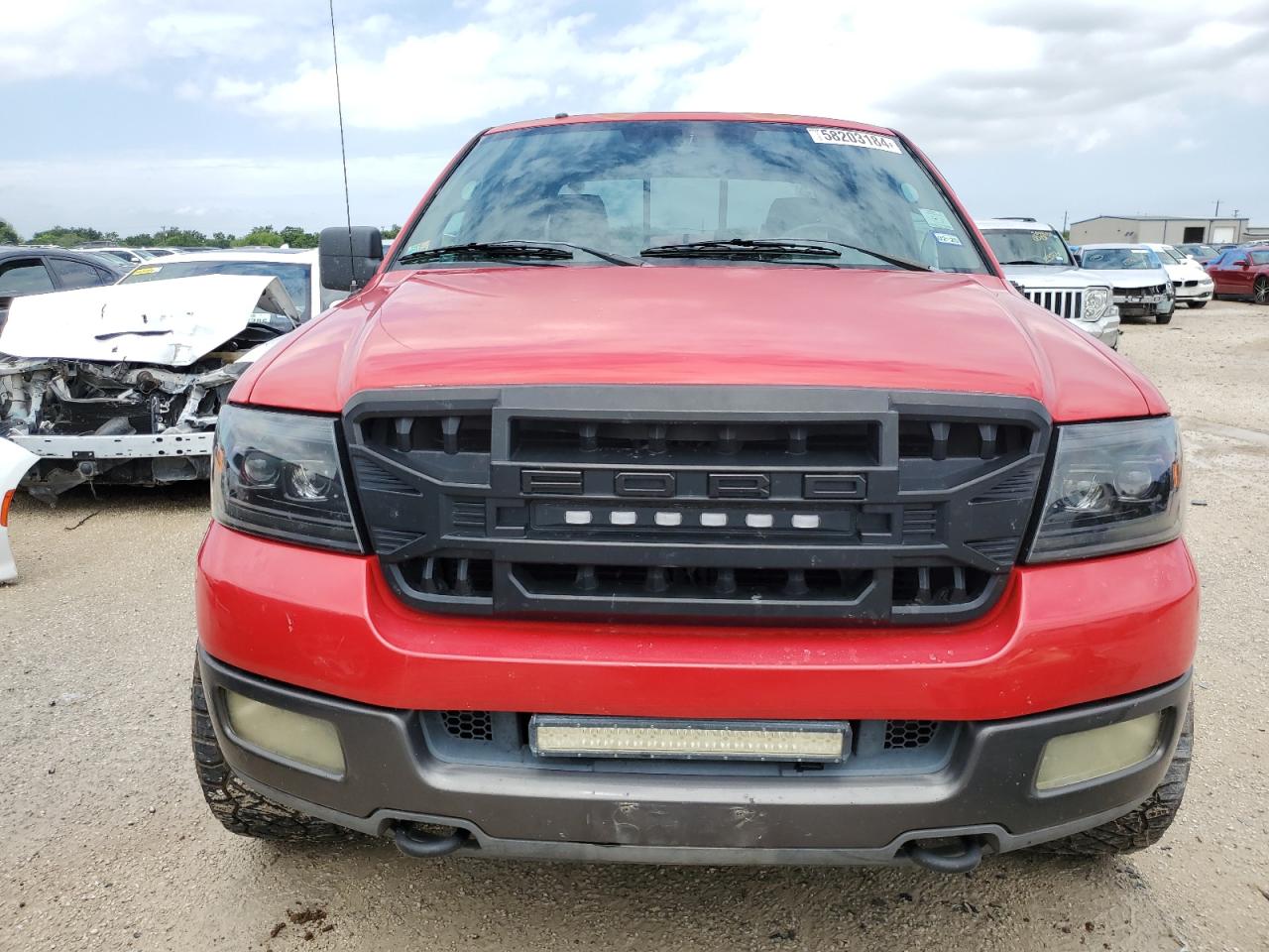 2004 Ford F-150 VIN 1FTPW14534KB92887 Copart auction photo, side damage thumbnail 5