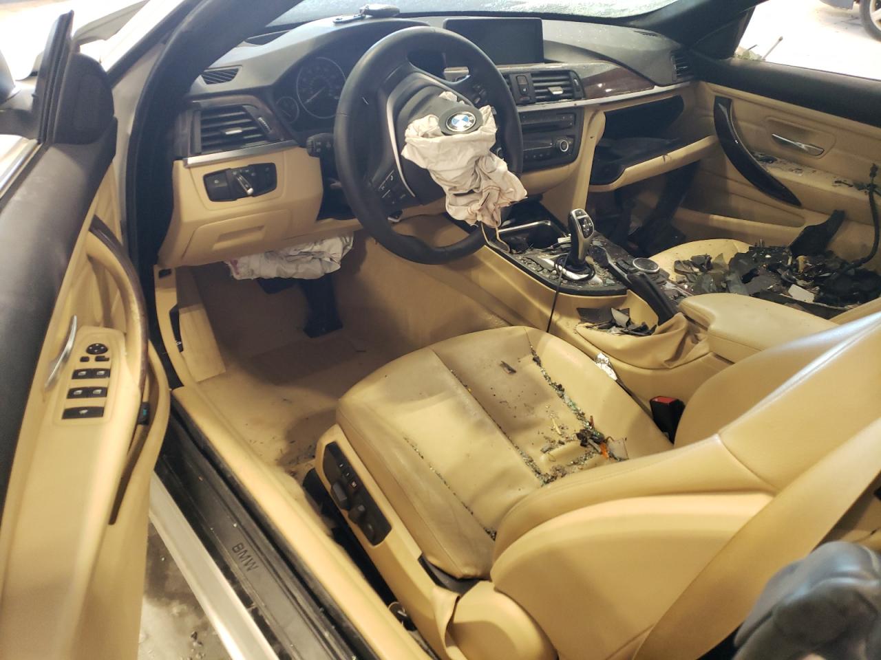 2015 BMW 4er VIN WBA3V9C54FP798543 Copart auction photo, all over damage thumbnail 8