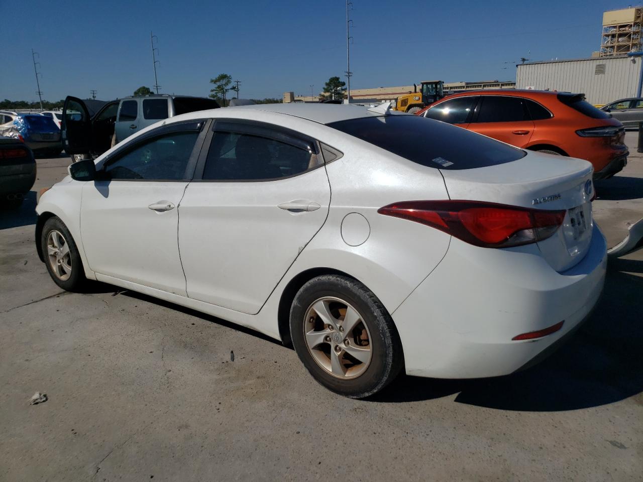 2015 Hyundai Elantra VIN 5NPDH4AE6FH651317 Copart auction photo, front end damage thumbnail 2
