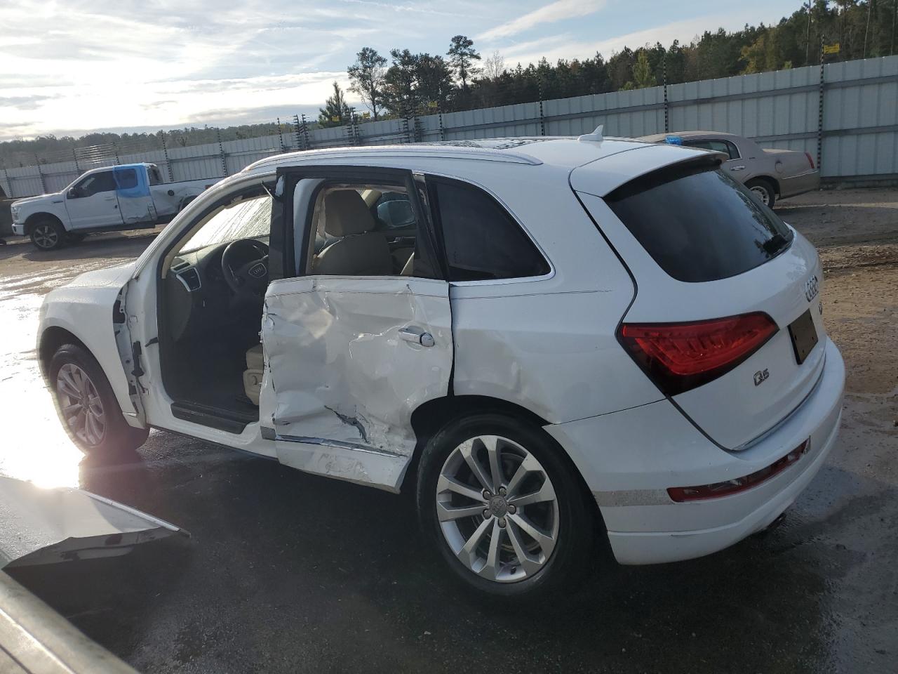 2017 Audi Q5 VIN WA1C2AFP3HA006814 Copart auction photo, side damage thumbnail 2