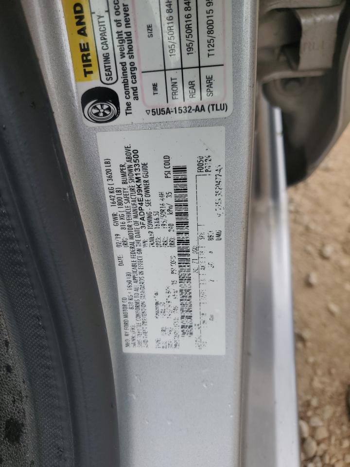 2019 Ford Fiesta VIN 3FADP4EJ9KM133500 Copart auction photo, front end / minor dent/scratches damage thumbnail 13