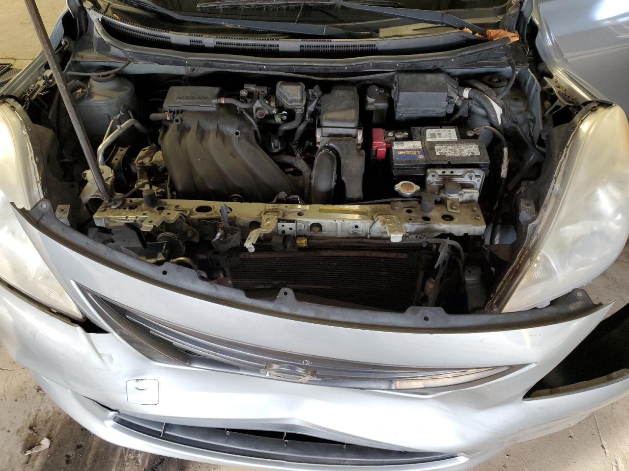 2012 Nissan Versa VIN 3N1CN7AP2CL944587 Copart auction photo, front end damage thumbnail 11