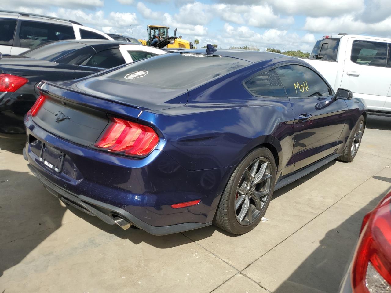 2020 Ford Mustang VIN 1FA6P8TH3L5161879 Copart auction photo, water/flood damage thumbnail 3