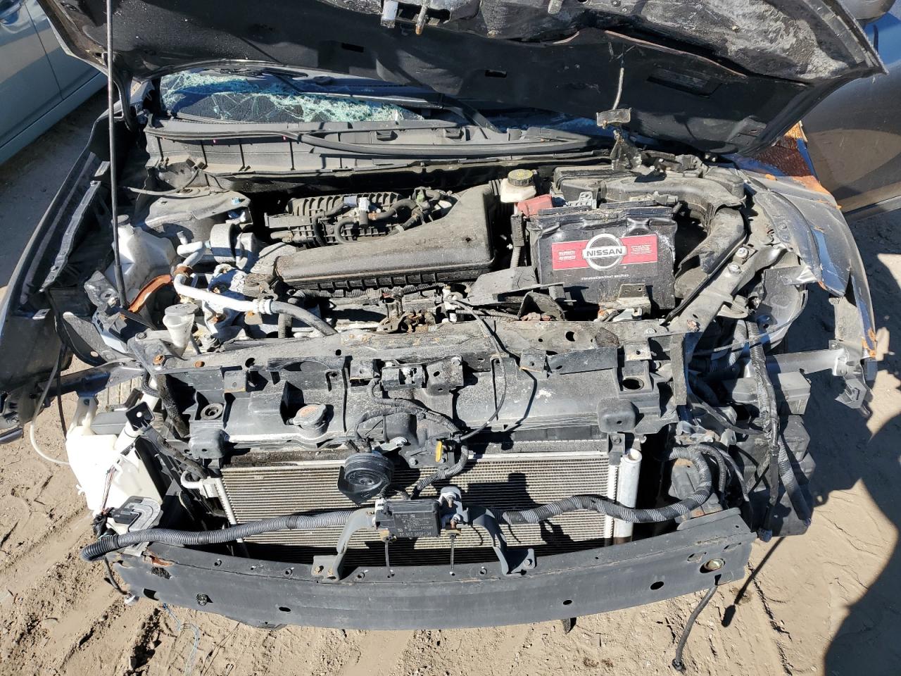 2017 Nissan Rogue VIN KNMAT2MVXHP613629 Copart auction photo, all over damage thumbnail 12