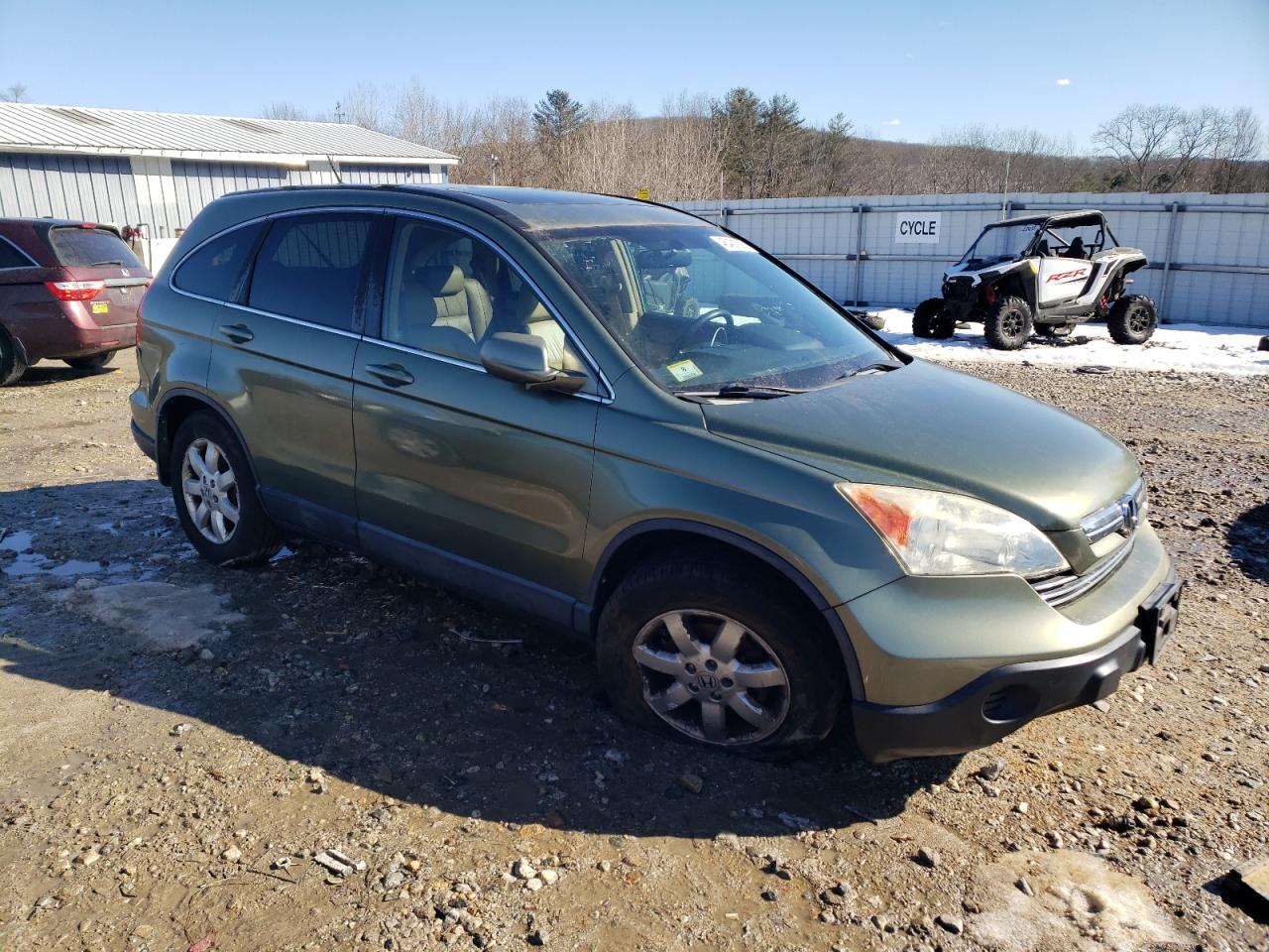 2008 Honda CR-V VIN 5J6RE48788L050344 Copart auction photo, side / undercarriage damage thumbnail 4