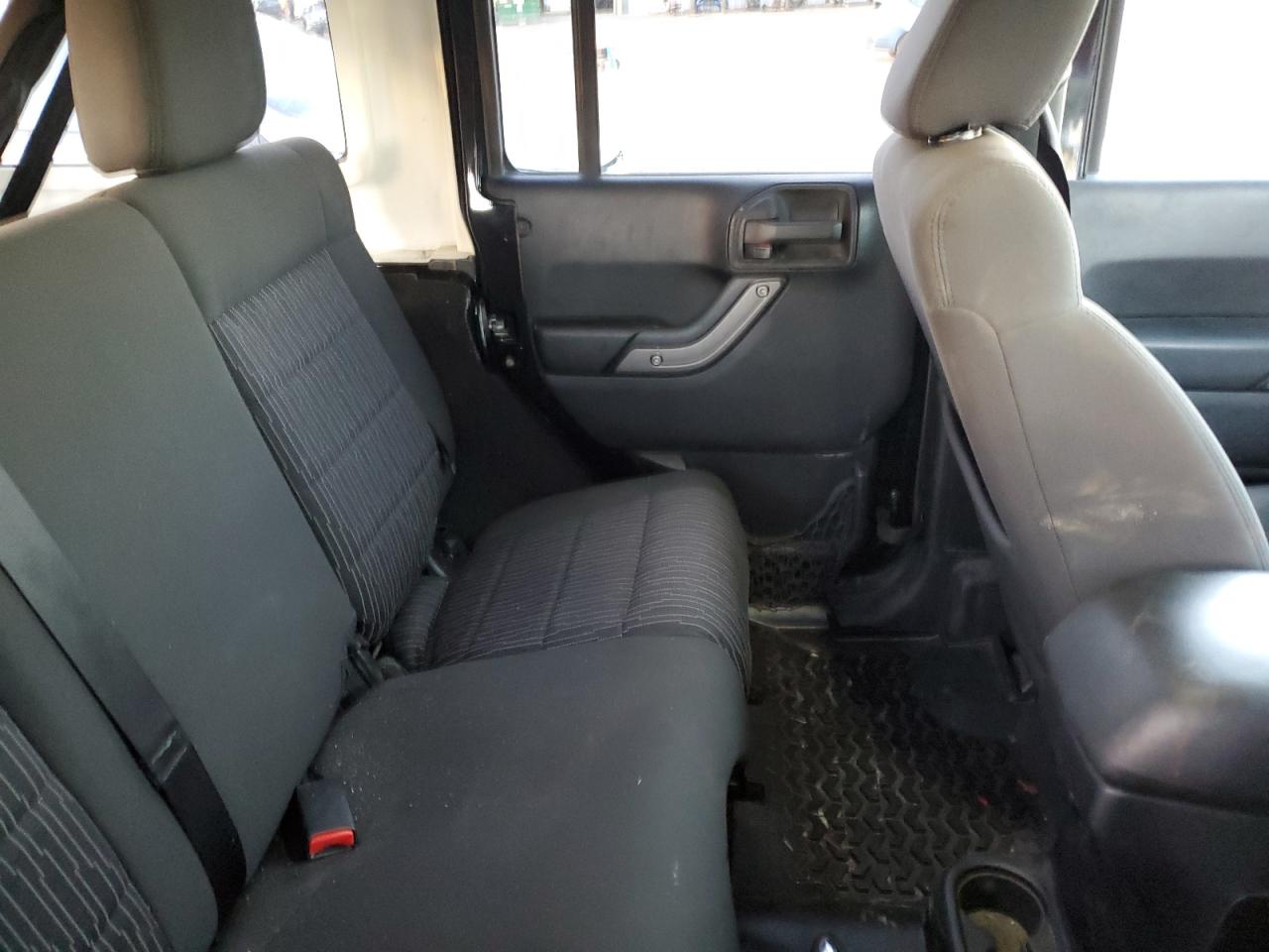 2012 Jeep Wrangler VIN 1C4HJWDG6CL200037 Copart auction photo, side damage thumbnail 10