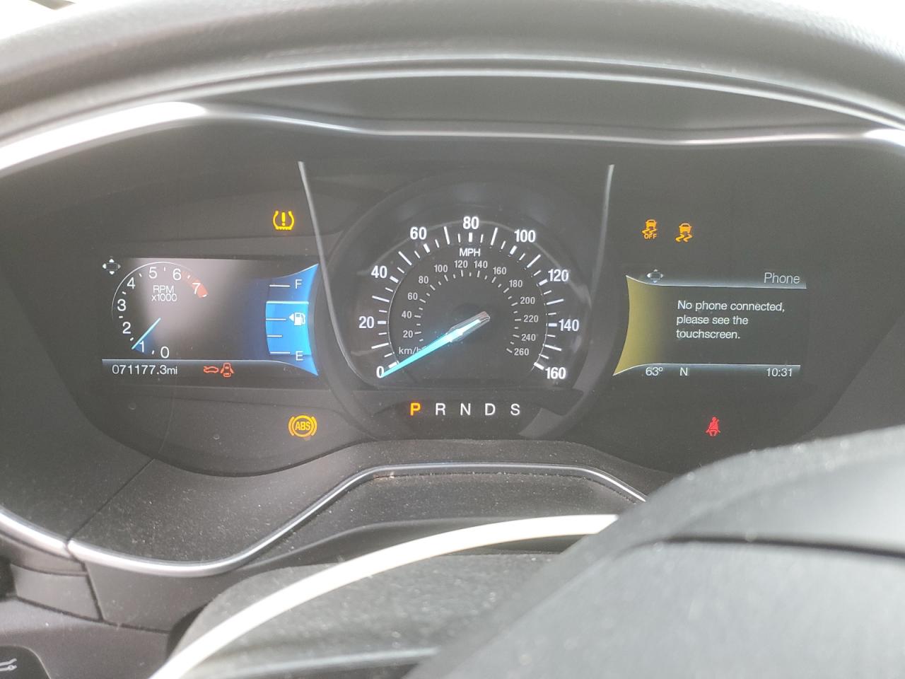 2017 Ford Fusion VIN 3FA6P0K92HR206374 Copart auction photo, front end / undercarriage damage thumbnail 9
