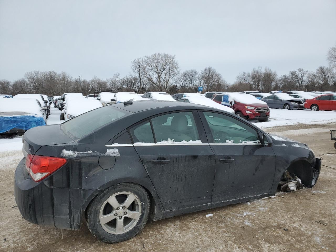 2013 Chevrolet Cruze VIN 1G1PC5SB6D7158351 Copart auction photo, undercarriage / front end damage thumbnail 3